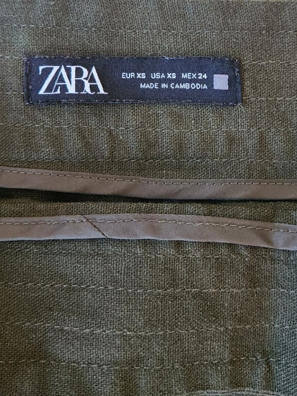 ZARA Wrap Midi Skirt - Picture 4 of 5